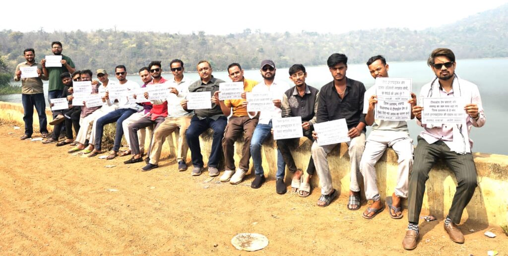 टिपाखोल डैम बचाने सड़क पर उतरे नागरिक, खनन कंपनी पर कार्रवाई की मांग